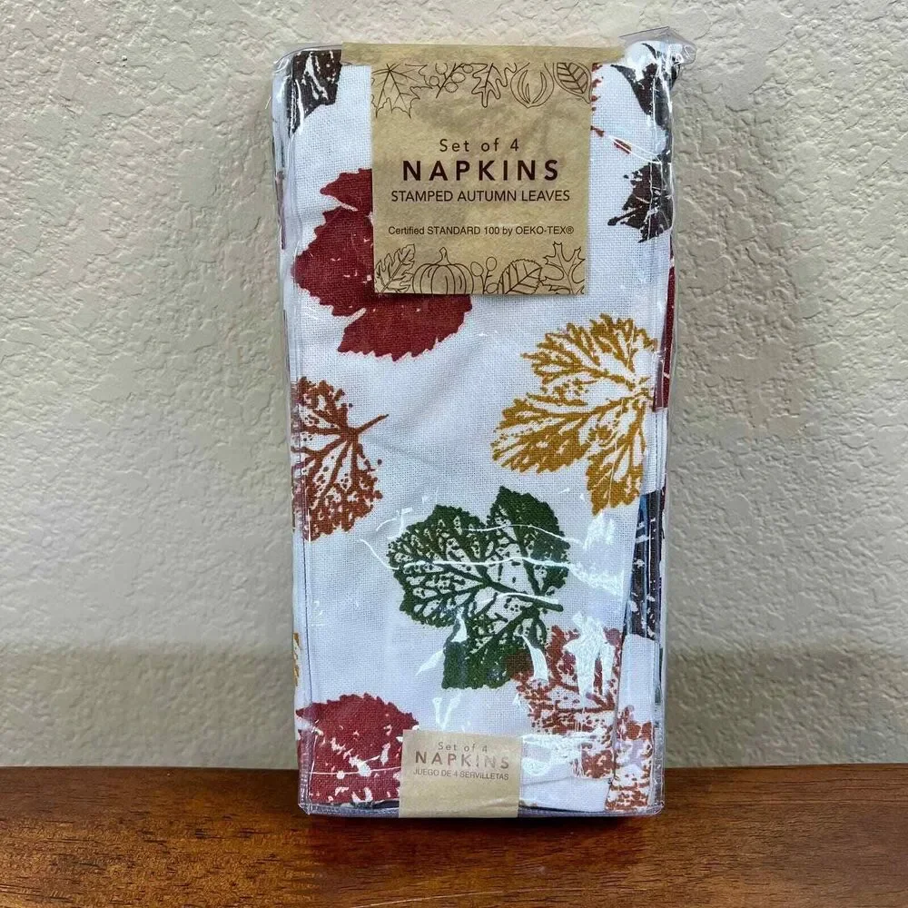 Napkins Set of 4 Same Fabric Printed  (approx.18